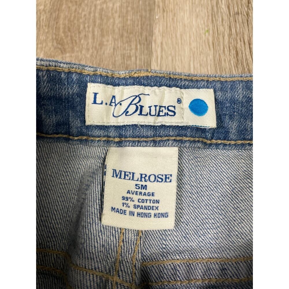 L.A. Blues Melrose Vintage Bootcut Jeans‎ Women's 5M Made in Hong Kong Y2K Denim - Picture 8 of 12